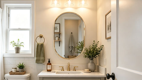 Elevate Your Bathroom Style: A Complete Guide to Mirror Sizes, Shapes, and Design Pairing