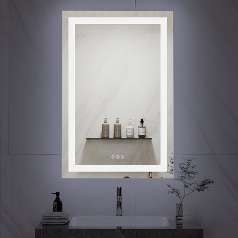 GDHeHKJi | Backlit LED Anti-Fog Bathroom Mirror