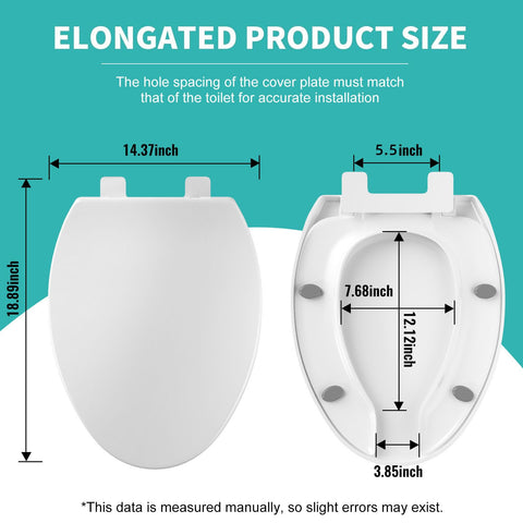 GDHeHKJi | Anti-Splash Open Front Toilet Seats