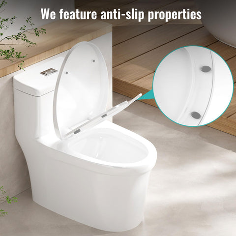 GDHeHKJi | Anti-Splash Open Front Toilet Seats